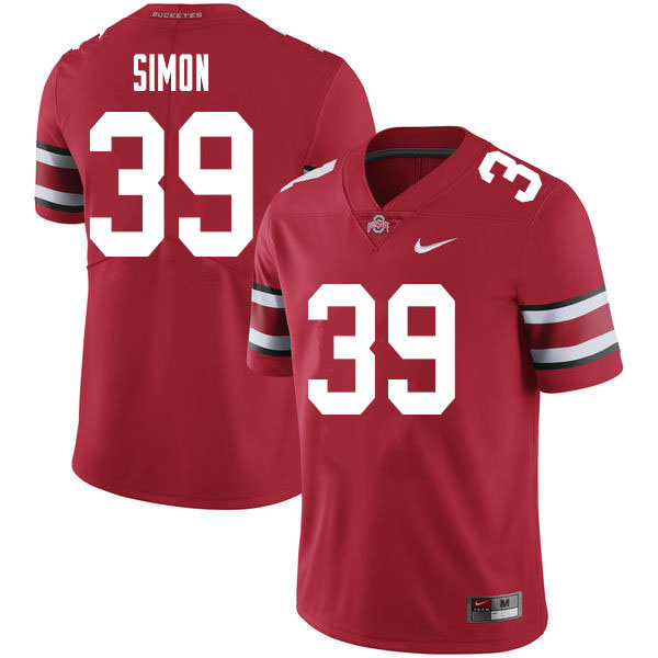 Ohio State Buckeyes #39 Cody Simon College Football Jerseys Sale-Red